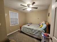 Second bedroom also has a ceiling fan.