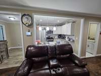 Open floor plan.