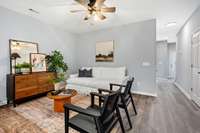 The home features beautiful LVP flooring throughout the main level.