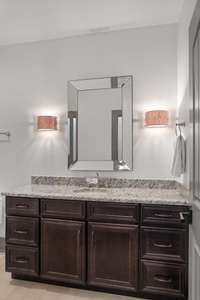 Bath for bedroom 2.
