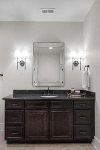 Vanity for bath off bedroom 3.
