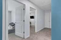 3 Bedrooms upstairs just off the bonus room.