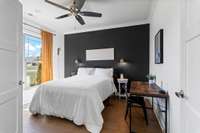 Guest bedroom located on the main floor.