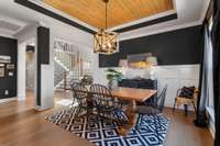 Formal dining space that takes your breath away!