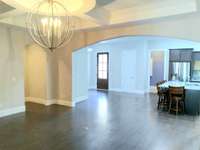 HUGE GREAT ROOM WITH COFFERED CEILING AND HARDWOODS !!!