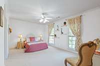 Bedroom Upstairs with VIRTUALLY Painted Walls to show options