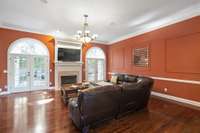 Living Room with current paint color