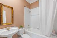 Bath off previously shown bedroom