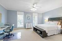 Bedroom upstairs. Could be secondary owner's suite with private updated bath