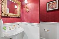 Half bath off formal study