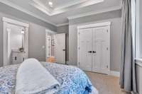 Bedroom #2 main floor with custom closet