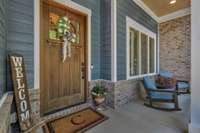 Covered front porch