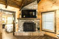 Gas fireplace