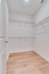 Amazing walk in closet.