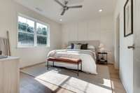 Primary Bedroom Retreat! Detailed elegant trim personalizing this space.