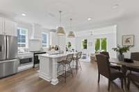 Amazing open floorplan with designer finishes throughout.