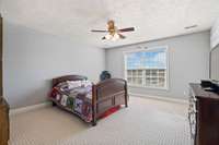 Flex room currently being used as a bedroom on the second level floor.