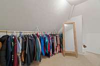 3-story master closet. Second level.