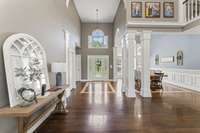 Large space for entertaining and family gatherings.