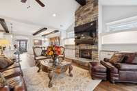 You will love the built-in shelving and cabinet storage in the living room. 4416 Attleboro Dr. Murfreesboro, TN 37128