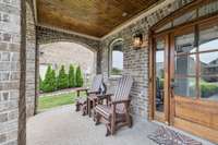 Charming covered front porch offers the perfect spot to unwind and enjoy the outdoors.  4416 Attleboro Dr. Murfreesboro, TN 37128