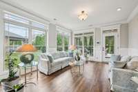 The Florida room is surrounded by large windows that bring the outdoors in, offering beautiful views and abundant natural light. 4416 Attleboro Dr. Murfreesboro, TN 37128