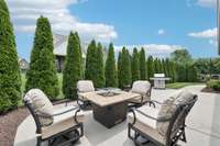 The outdoor patio features a built-in gas connection, ready for both a fire table and gas grill—ideal for entertaining. 4416 Attleboro Dr. Murfreesboro, TN 37128