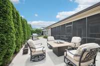 The patio has been enlarged to provide extra space for gatherings and relaxation.  4416 Attleboro Dr. Murfreesboro, TN 37128