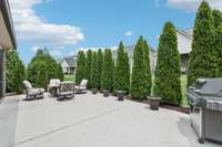 The backyard is beautifully landscaped with 19 arborvitae trees, offering privacy and a lush green backdrop. 4416 Attleboro Dr. Murfreesboro, TN 37128