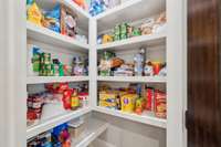 The spacious walk-in pantry includes an upgraded door for a stylish touch and extra storage convenience. 4416 Attleboro Dr. Murfreesboro, TN 37128