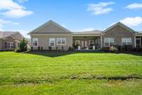 View of your home from the back showing your yard space and distance between neighbors