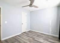 3rd bedroom upstairs with walk in closet