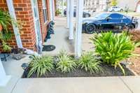 Front flower bed/patio