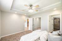 Enjoy brand new carpet and fresh paint that give the room a crisp, move-in-ready feel.