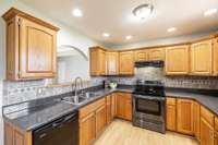 Fresh paint and clean finishes make the kitchen feel move-in ready and well maintained.