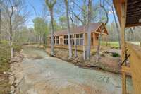 The Event Venue located along the creek for a beautiful event