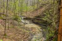 Beautiful Waterfall just outside the 2 Bedroom Off Grid cabin