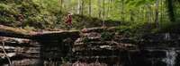 3 miles of pristine streams and creeks featuring 7 cascading waterfalls