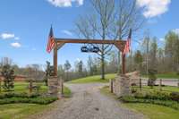 White Oak Falls entrance from Coy Hill Rd