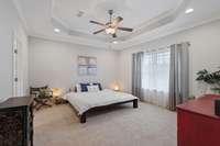 First floor primary suite