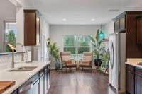 Breakfast nook or sitting area