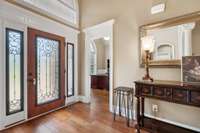 Inviting foyer