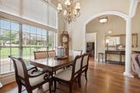 Gorgeous trim details throughout
