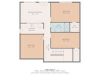 Basement - some rooms mislabeled as bedrooms. There is technically only one bedroom.