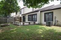 An added feature of this yard is the fire pit just waiting to offer you warmth and ambiance in this peaceful place.