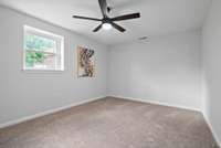 Downstairs bedroom with ensuite.