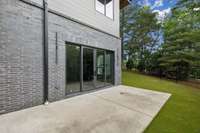 Enjoy your outdoor space with a fenced-in backyard with turf.