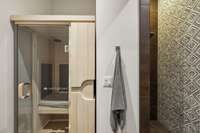 Sauna is negotiable with the home.