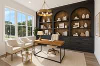 Staged Photo to Show Use of Space