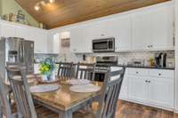 Beautiful custom lake view kitchen